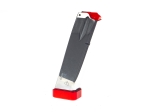 CARGADOR CAL.9MM CON CHAPA DE ALUMINIO XTREME ROJO ARMAZON SMALL